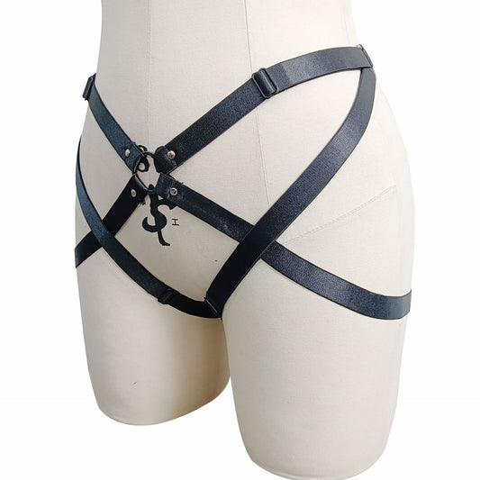 Slutty Crotchless Thong Panties Women Bdsm Harness Lingerie Intimate Thong