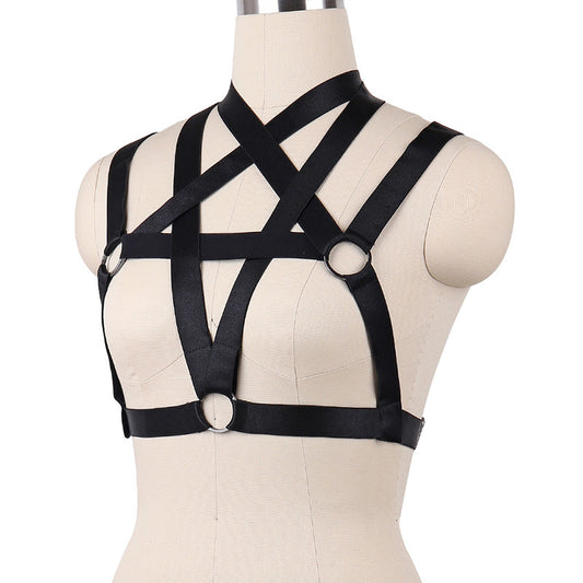 Slutty Sexy No Bra Women Body Harness Lingerie