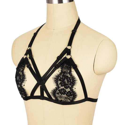 Slutty Sexy No Bra Women Bondage Harness Lingerie