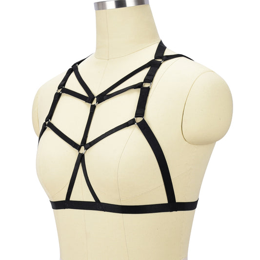 Slutty Sexy No Bra Women Bondage Harness Lingerie