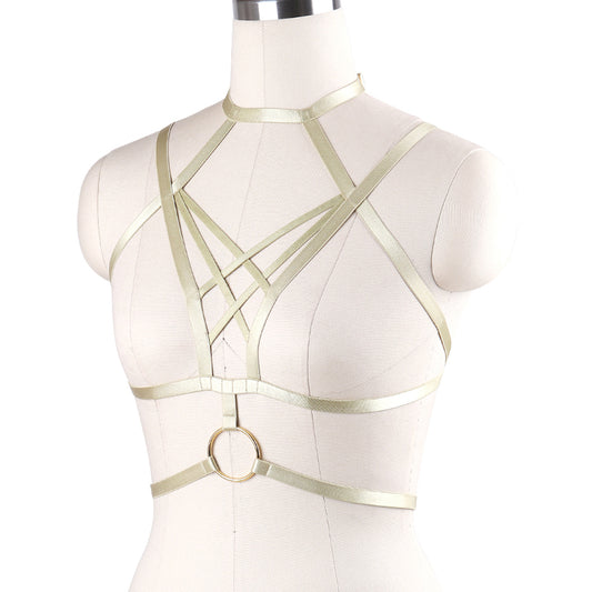 Slutty Strappy Bra Women Black Body Harness Lingerie