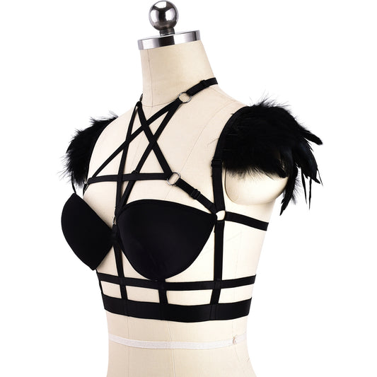 Slutty Strappy Bra Women Sexy Harness Lingerie