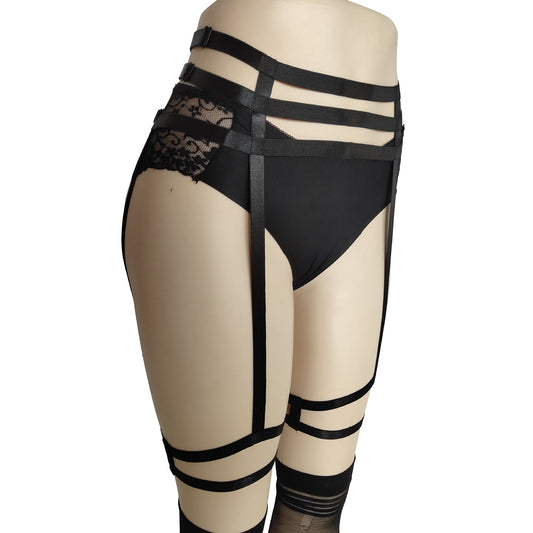 Slutty Thigh Garter Belt Women Bondage Harness Lingerie