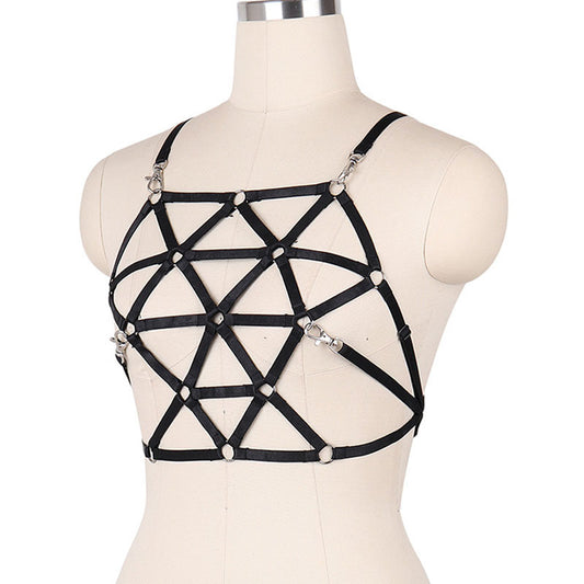 Strapy Bra for Sexy Black Sexy Harness Lingerie