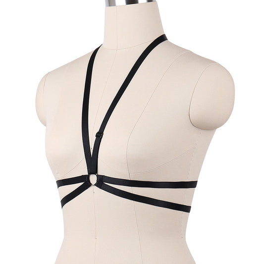 Strapy Harness Bra Black Bdsm Lingerie Harness