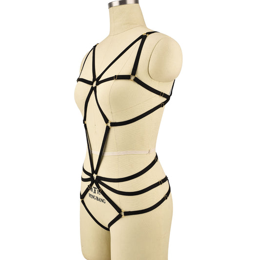 White Red Bodysuit Chubby Bdsm Lingerie Harness Wife Teddy