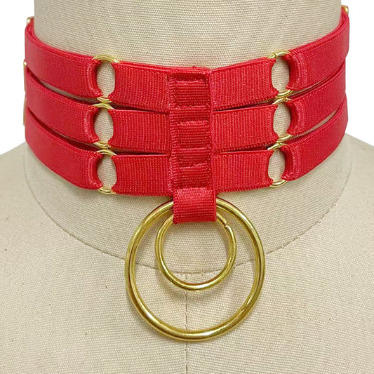 Women Choker Intimate Bdsm Lingerie Harness