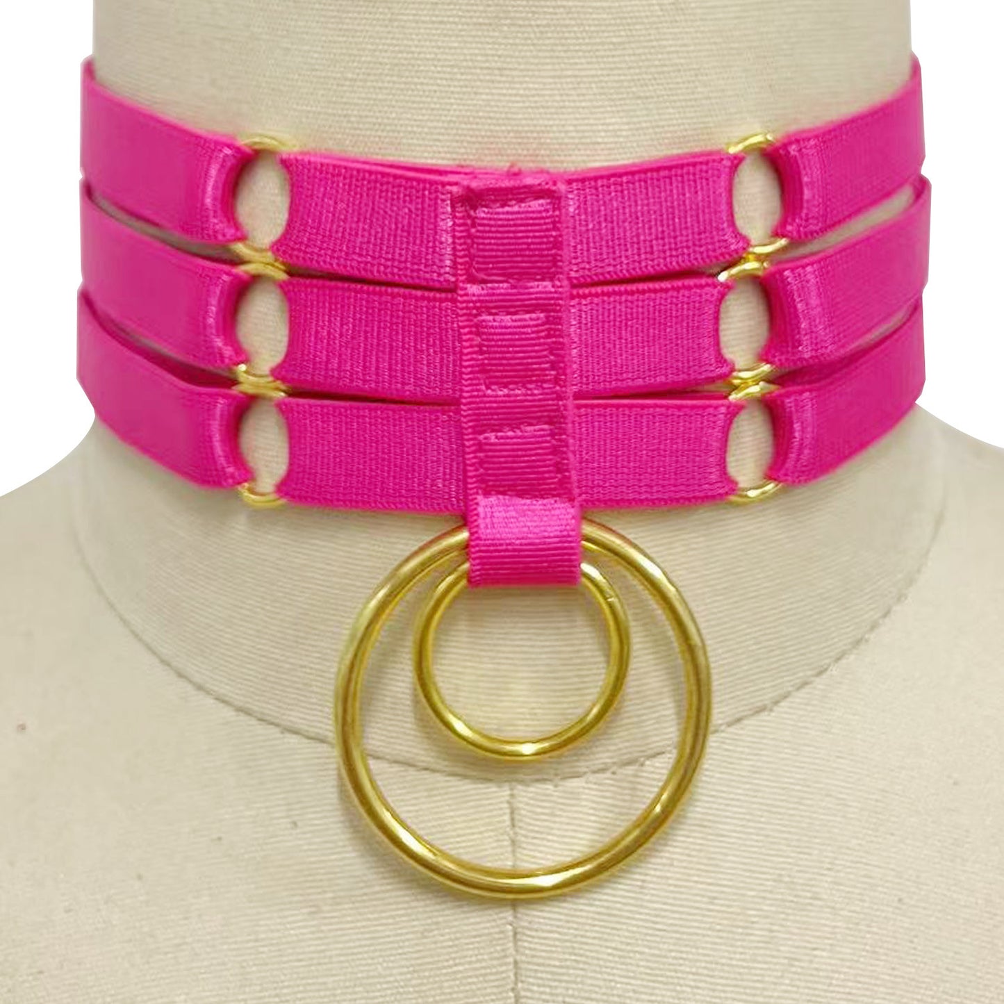 Women Choker Intimate Bdsm Lingerie Harness