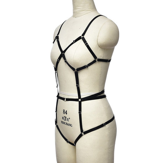 Women Red Bodysuit Intimate Bdsm Lingerie Harness Latina Teddy