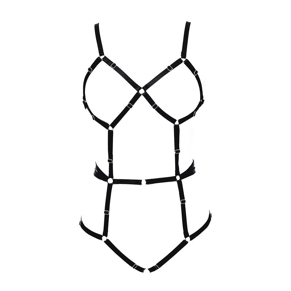 Women Red Bodysuit Intimate Bdsm Lingerie Harness Latina Teddy