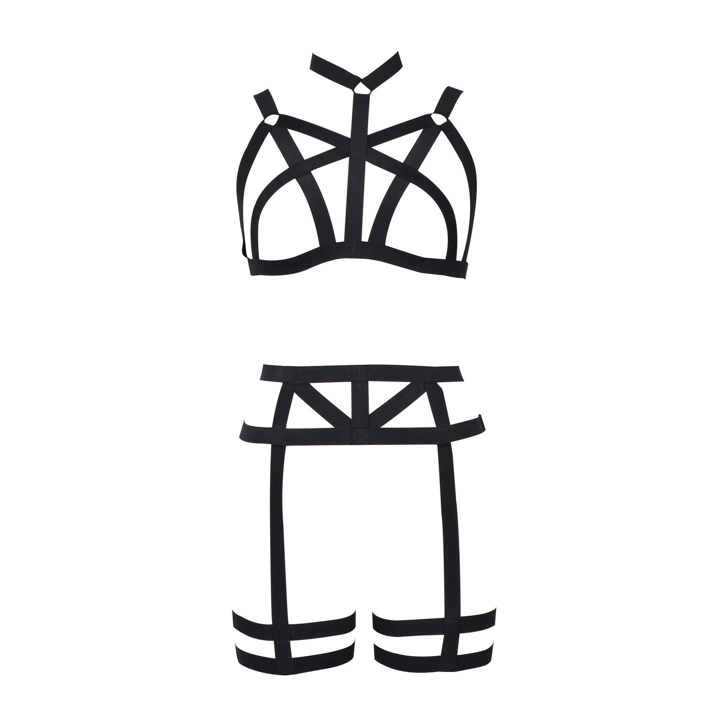 Women Sexy Latina Lingerie Set Sexiest Bdsm Harness Lingerie Red Bra Panties