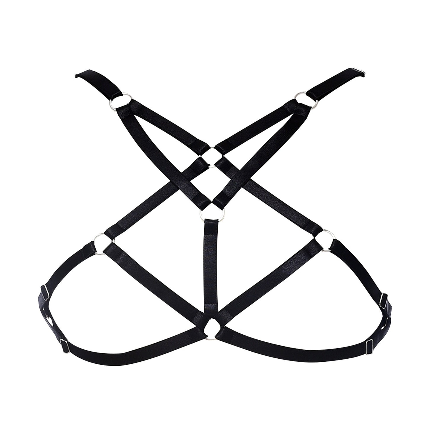 Women Sexy No Bra Slutty Body Harness Lingerie