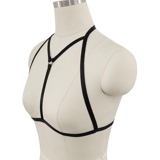 Women Sexy No Bra Slutty Bondage Harness Lingerie