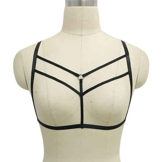 Women Sexy No Bra Slutty Bondage Harness Lingerie