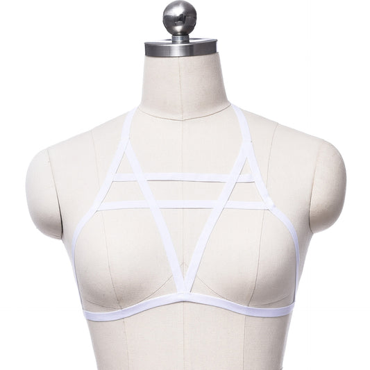 Women Strappy Bra Slutty Black Body Harness Lingerie