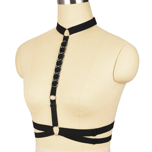 Women Strappy Bra Slutty Black Body Harness Lingerie