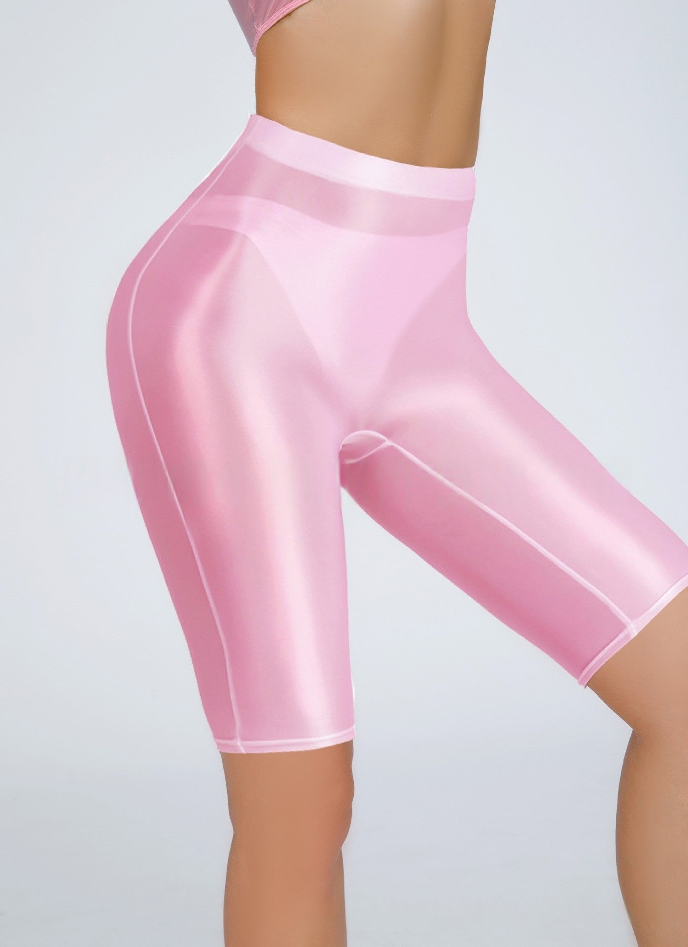 Oil Shiny Sexy Crotchless Tights