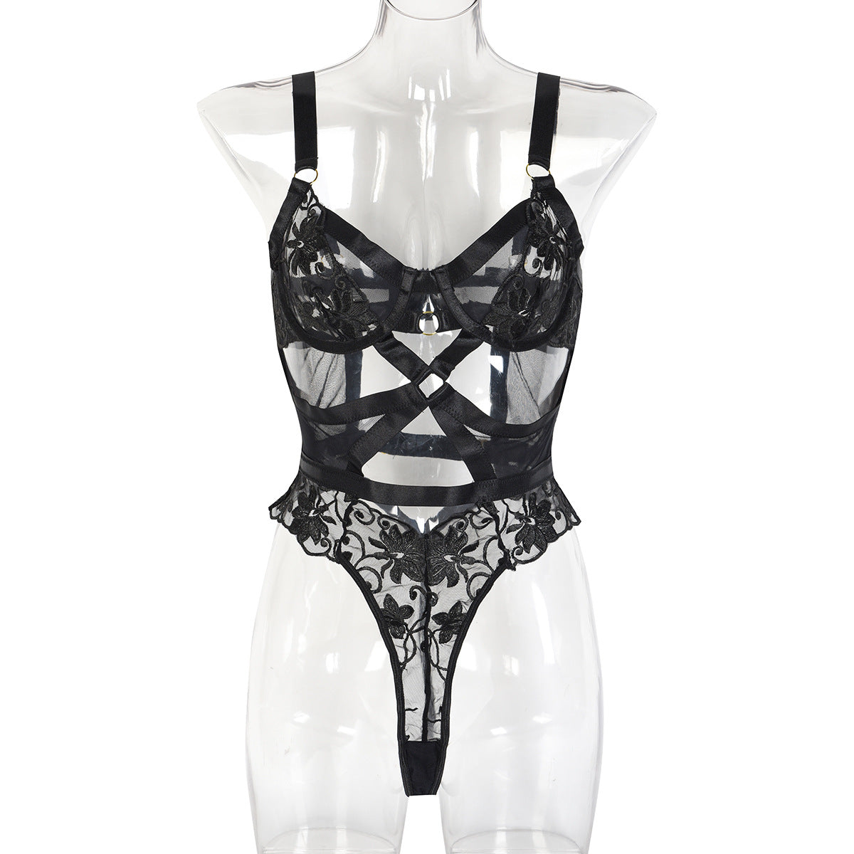 Mature Women Lingerie Bodysuit Teddy