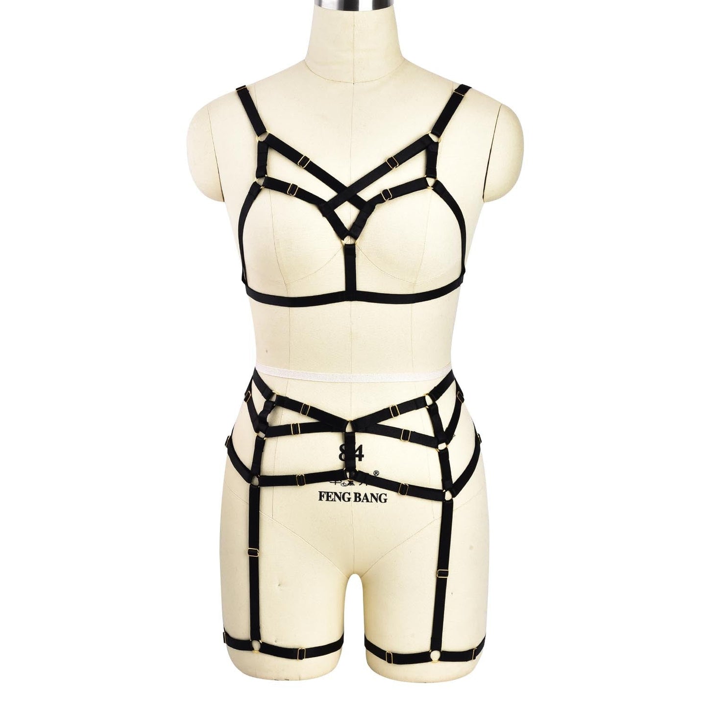 Sex Sexy Black Lingerie Set Red Bdsm Lingerie Harness White Bra Panties