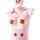 White Sexy Dresses Strapy Sexy Nurse Costume Role Play Lingerie