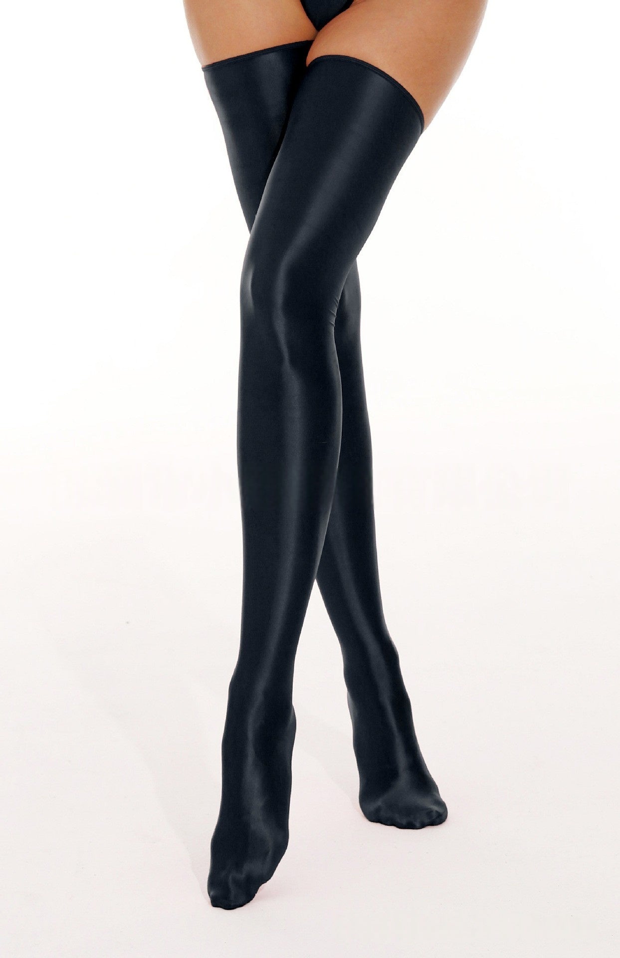 Turtle Neck Oil Shiny Sexy Bodysuit