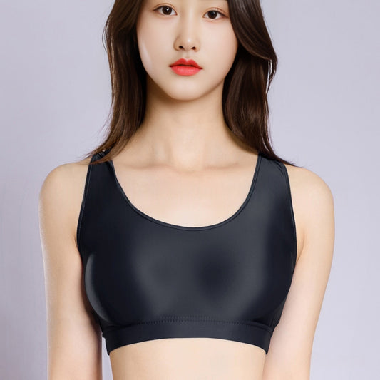 Glossy Sexy Erotic Yoga Bra