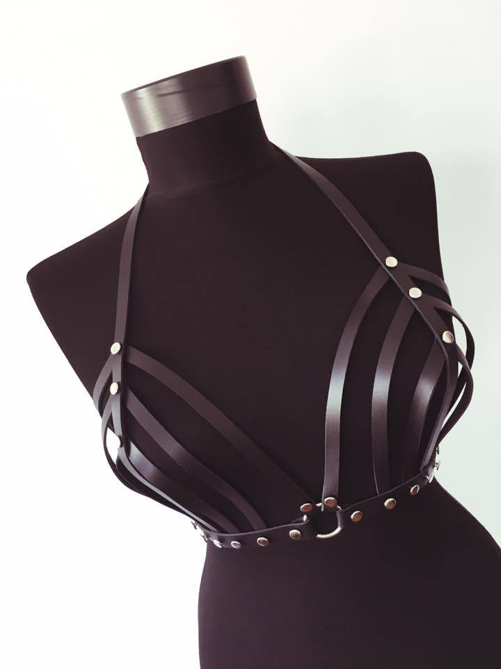 Bondage Harness With Breast