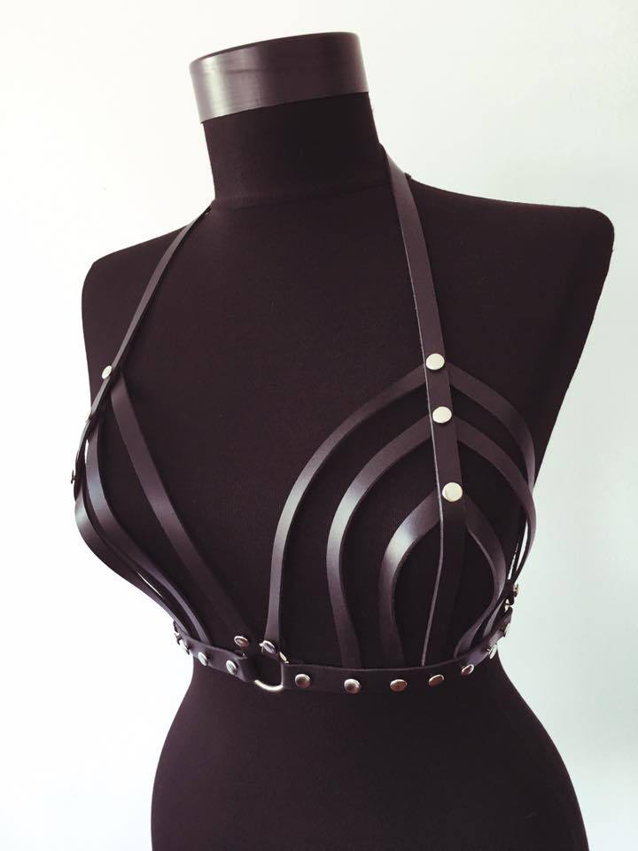 Bondage Harness With Breast