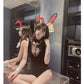 Revealing Bunny Costume Sexy Playboy Cosplay Lingerie Bodysuit