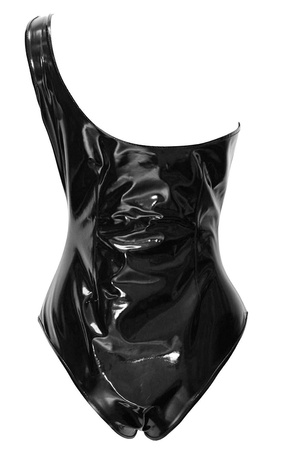 Nasty Leather Bodysuits Lingerie Bdsm Slutty Teddy Fetish