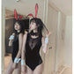 Revealing Bunny Costume Sexy Playboy Cosplay Lingerie Bodysuit