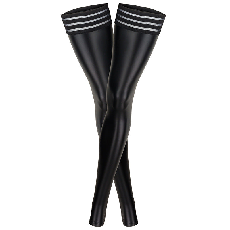 Bdsm Latex Stockings Open Toe