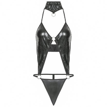 Crotchless Bodysuit Vinyl