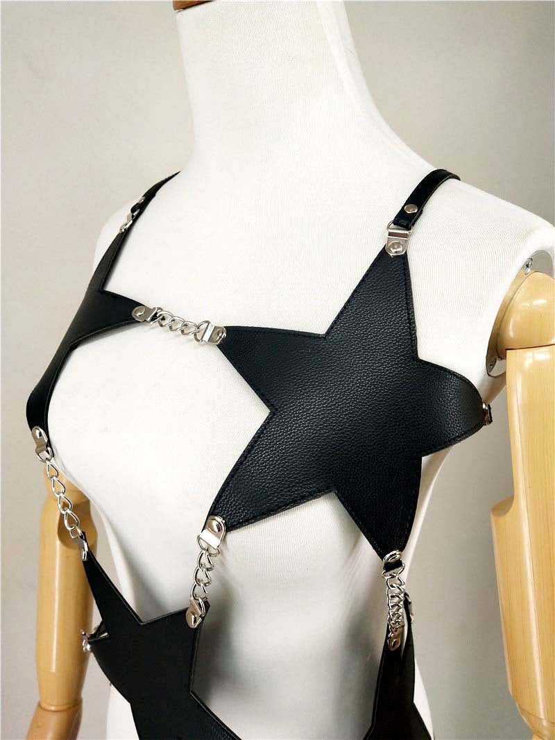 Bdsm Leather Body Harness