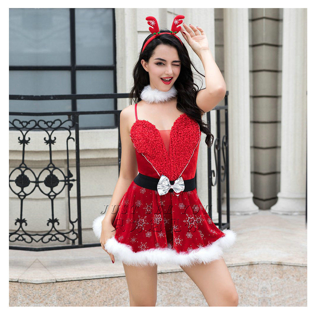 Christmas Costumes Women Red Dress