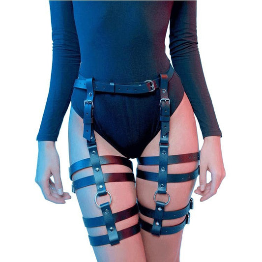Garter Belt With Thigh Bands