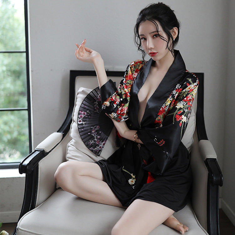 Black Sexy Kimono