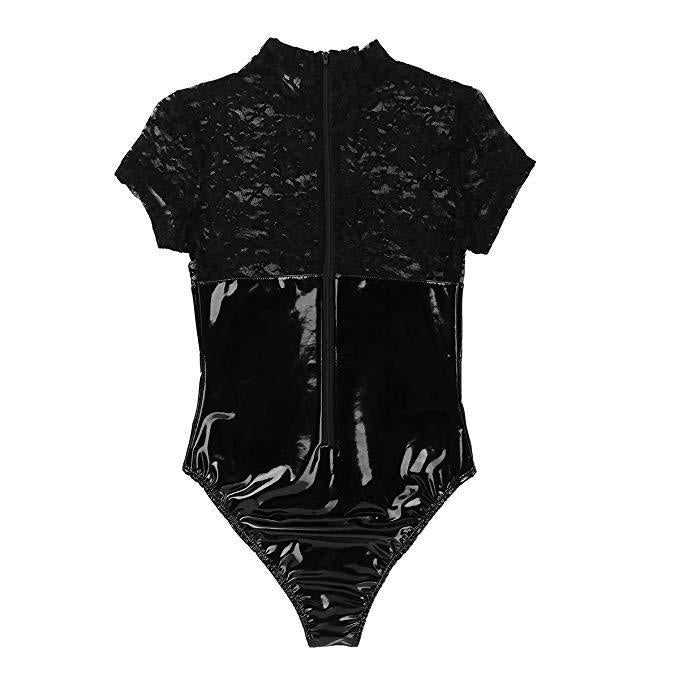 Lace Latex Bdsm Lingerie Bodysuit