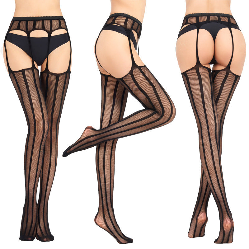 Chubby Crotchless Opaque Tights Chubby Pantyhose