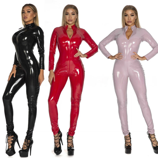 Vinyl Pink Bodysuit