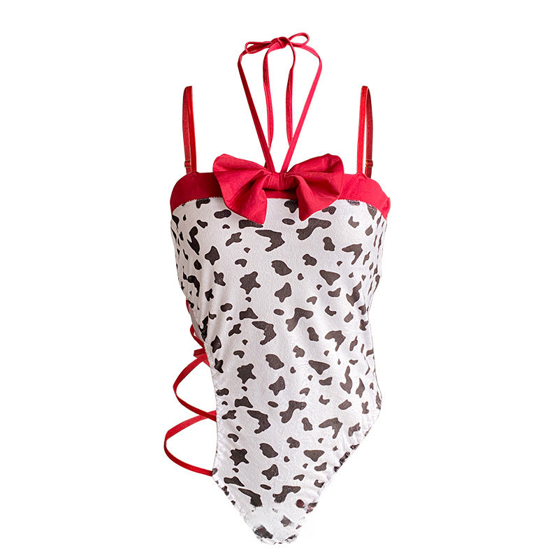 Cow Pattern Bodysuit