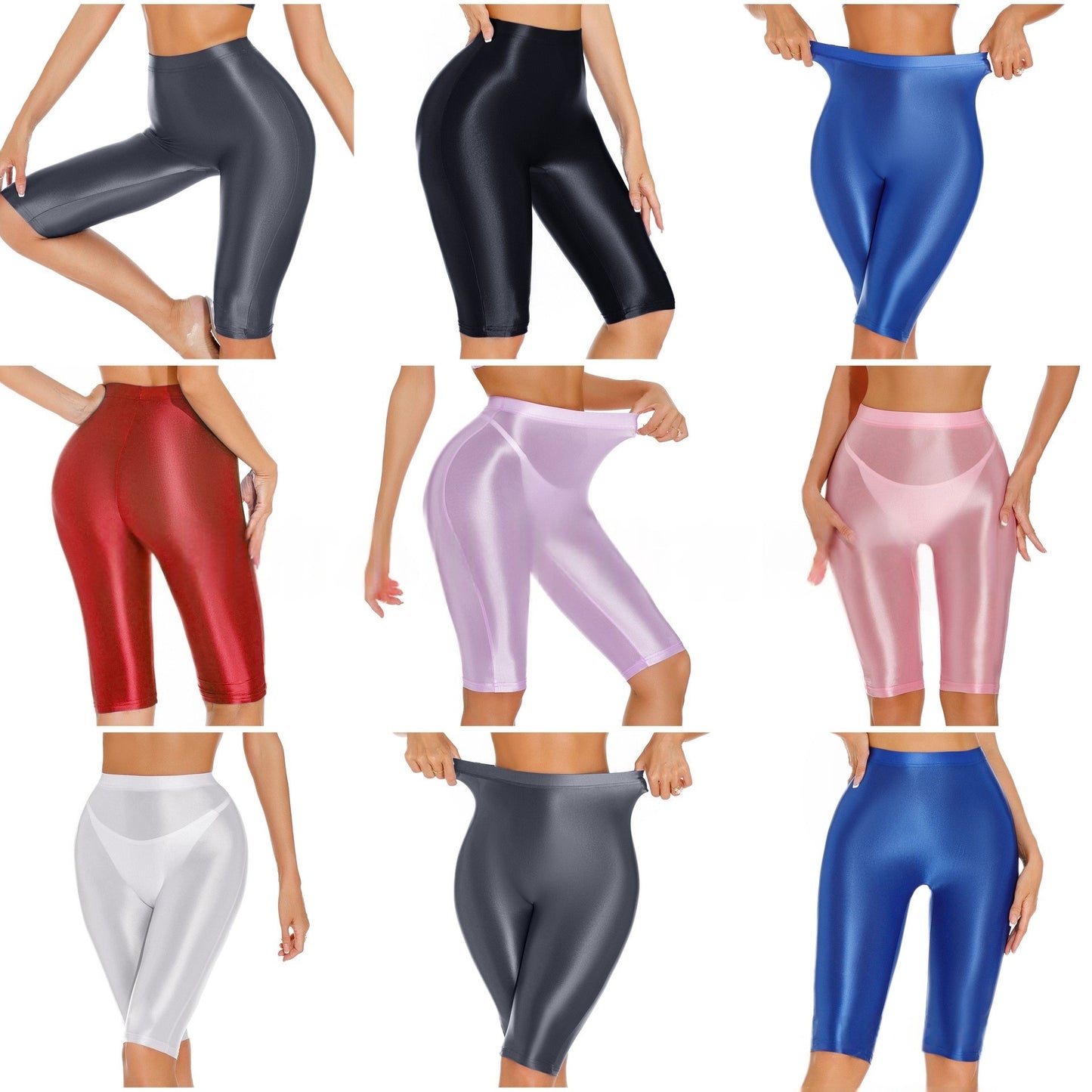 Oil Shiny Sexy Shorts