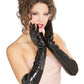 BDSM fetish black gloves