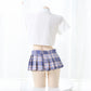 Skirt Outfits Sheer Sexy Schoolgirl Costume Cosplay Lingerie