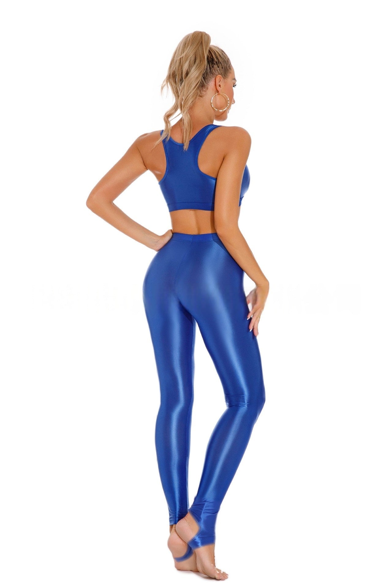 Oil Shiny Sexy Lingerie With Leggings
