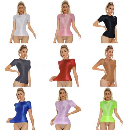 Oil Shiny Sexy T-Shirt