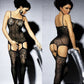 Sex Bodystockings For Women Black See-Through Lingerie Mesh Bodysuit