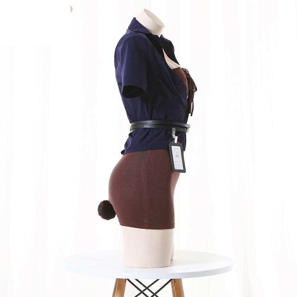 White Sexy Dresses Strapy Sexy Secretary Costume Role Play Lingerie Le Jour Jour White Sexy Dresses Strapy Sexy Secretary Costume Role Play Lingerie Le Jour Jour