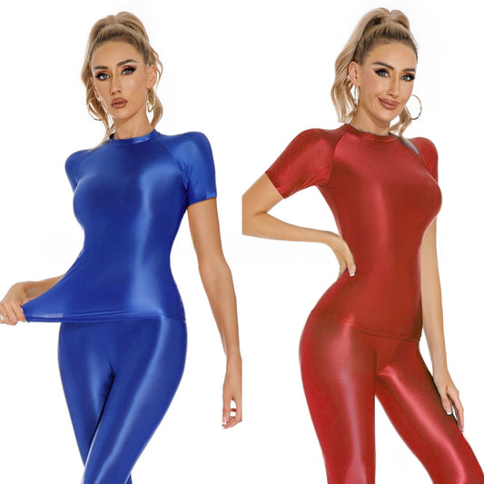 Oil Shiny Sexy T-Shirt