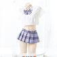 Skirt Outfits Sheer Sexy Schoolgirl Costume Cosplay Lingerie